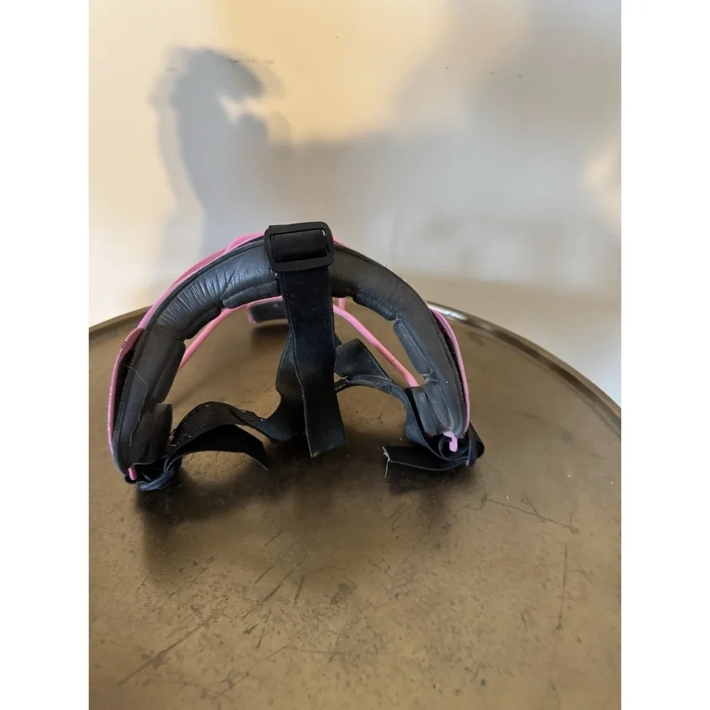 Pink Youth Lacrosse Face Mask